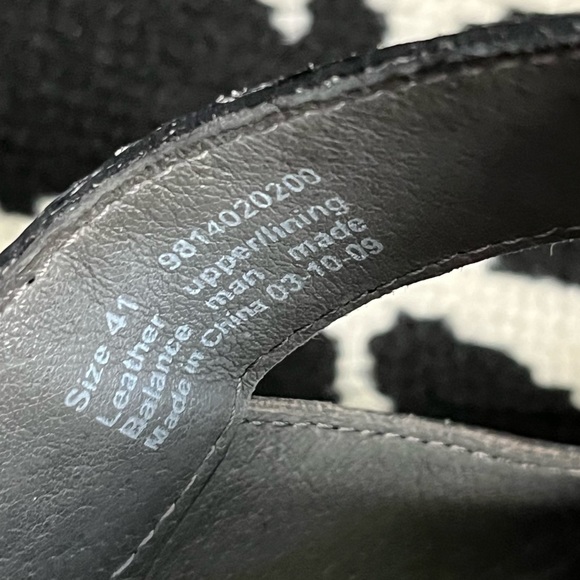 Dansko Solitare Leather Open Back Mary Jane Clogs Size 41 - Picture 13 of 14